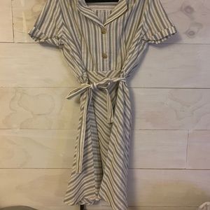 Knee length collared dress